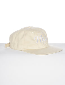 NAJS 6-PANEL CAP (OFF WHITE)