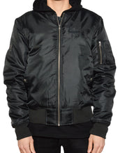 Load image into Gallery viewer, BOMBER JACKET (BLACK)