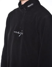 Load image into Gallery viewer, HALF ZIP FLEECE (BLACK)